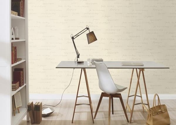 Rasch tapeter med staplade stockar - 931808