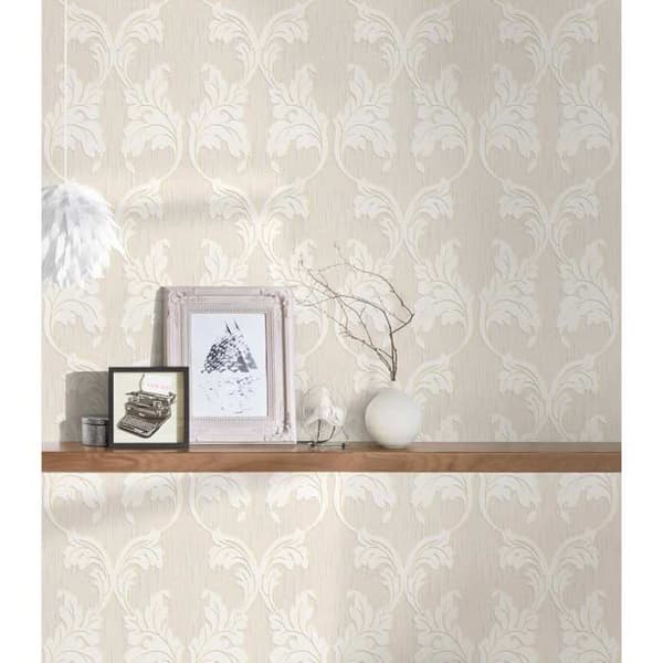 Tessuto väggtextil - 10,05 m x 0,53 m - beige