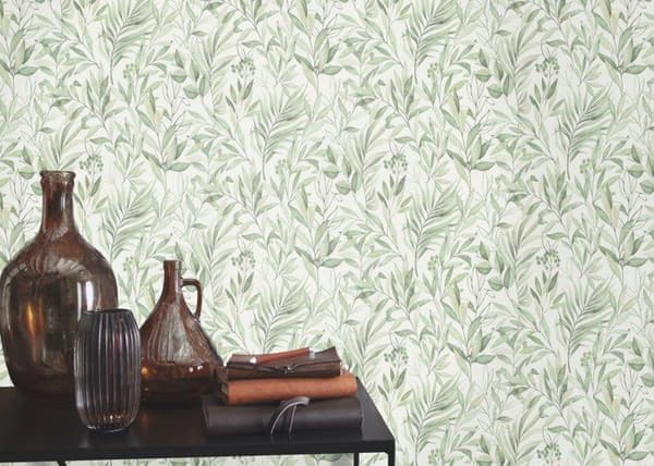 tapet i papper 286052 Botanisk Dungel 53 x 1005 cm Rasch Selection Grön