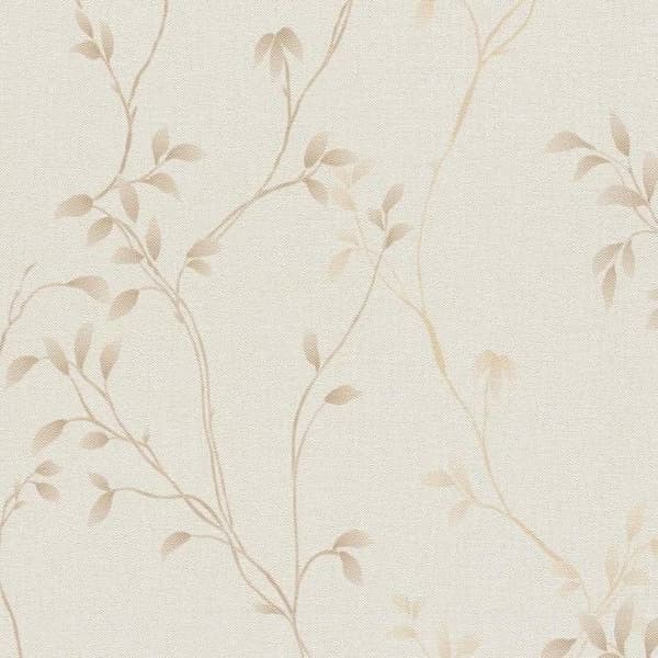 Non-woven tapeter - beige - träd / löv - Mönstrade tapeter - Pure Elegance - A.S