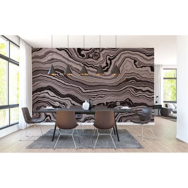 Tapet Marmor M1-No.60904 Digitaltryck Rosa Svart