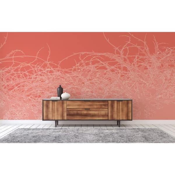 Grafiskt tapet M1-No.60307 Digitaltryck Rosa Vit