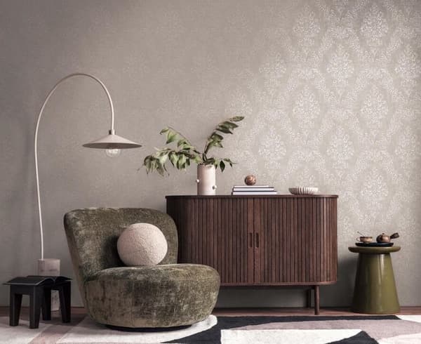 Non-woven tapet - beige - barock - Mönstrade tapeter - Pure Elegance - A.S