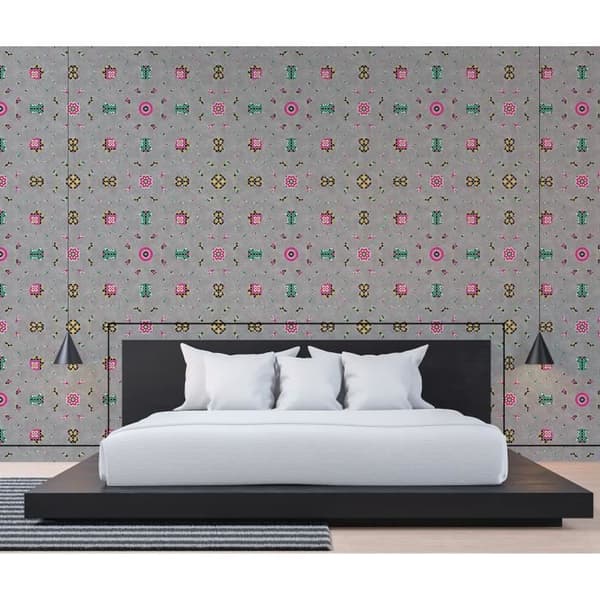 Abstract Wallpaper M1-No.60567 Digital Print Gray Yellow
