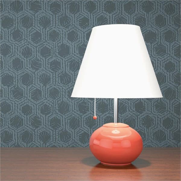 Grafiskt tapet Tino M1-No.2356 Silver Blå Geometrisk