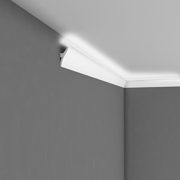 PROVISTON Taklist 42 x 120 x 2000mm Vit LED Klassisk