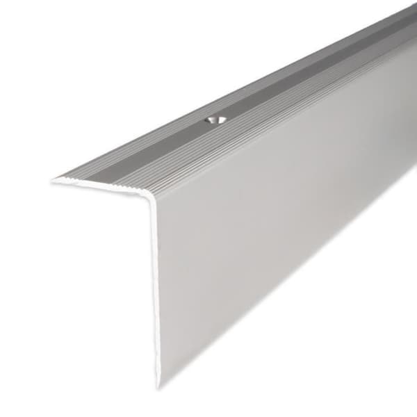 PROVISTON Trappsteg för golvbeläggning 30 x 52 x 1000 mm Silver