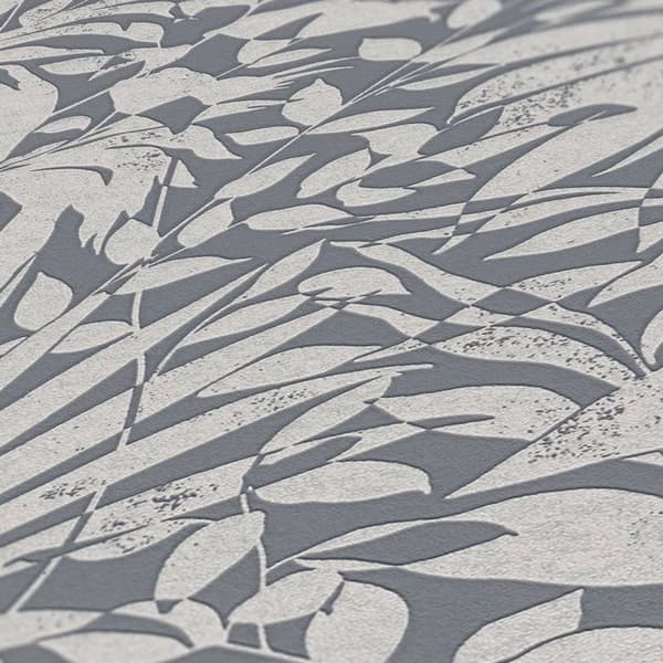 Tapet - A.S. CREATION - Stilens Slag - Non-woven 53 cm - 10,05 m - Grå/Silver