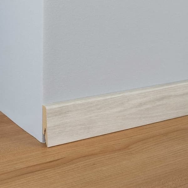 PROVISTON Modern sockel 18 x 58 x 2400 mm Medium (MDF) Belagd Oder Ekdekor