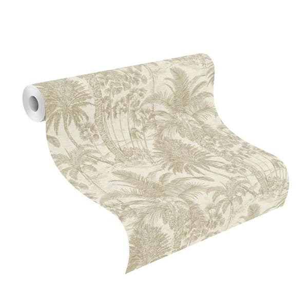 Rasch Selection 832549 Vävpapper Botanisk 10.05 x 0.53 m Guld