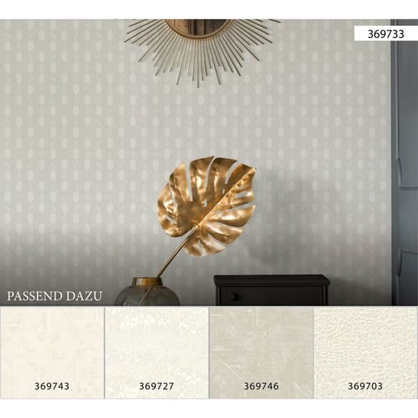 A.S. Creation Absolut Chic 369727 non-woven tapet blommig 0.53 m x 10.05 m vit