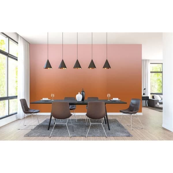 Tapet M1-No.61348 digitaltryck orange rosabstrakt