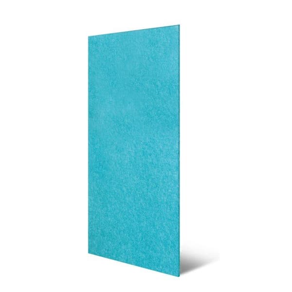 PROVISTON modulär vägg akustisk panel 6 x 520 x 1040 mm Teal Blue Uni panel blå uni