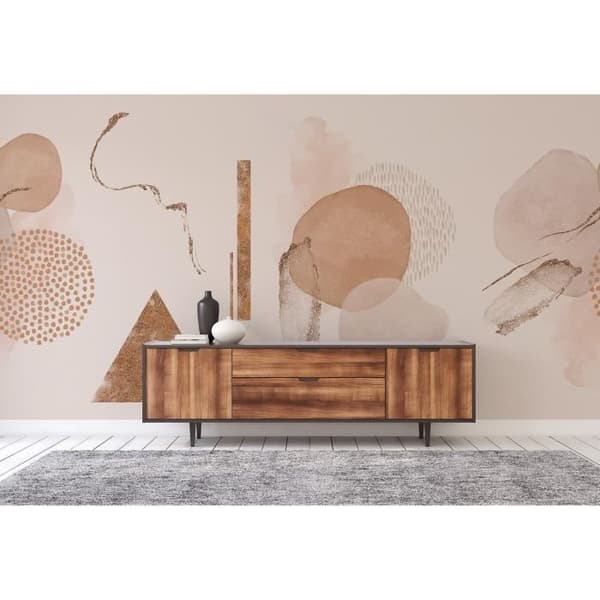 Tapet M1-No.61300 digitaltryck rosa bronze abstrakt