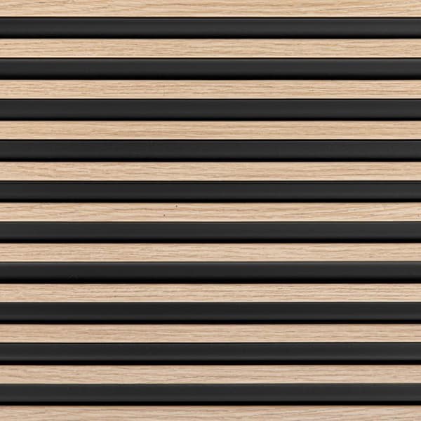 PROVISTON 3D väggpaneler 2700 x 120 mm Ljus ek Akustisk panel