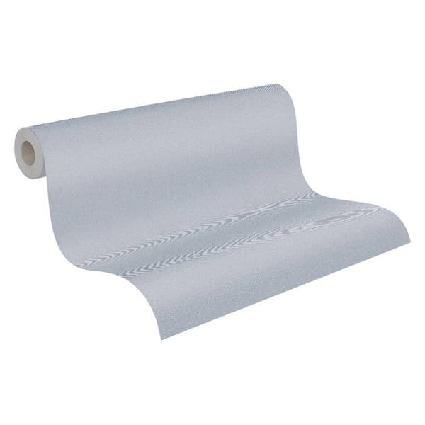 Non-woven tapet - blå - Slät / slät - Pure Elegance - A.S