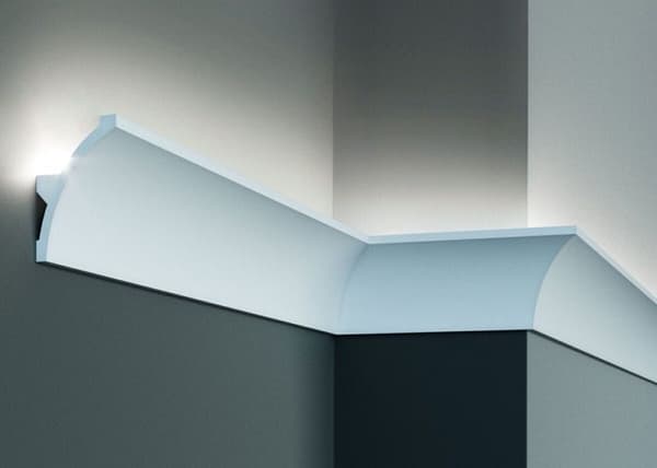 PROVISTON LED-list i PU Vit 80 x 60 x 2000 mm Stöttålig 2 m