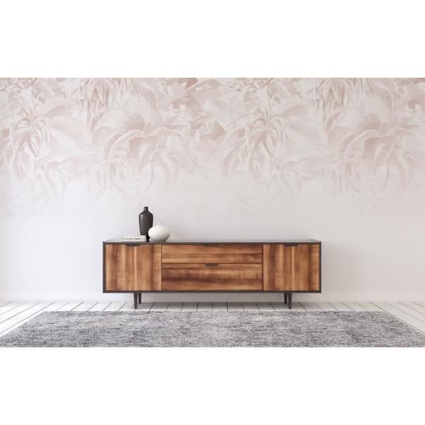 Jungle tapet M1-No.60175 Digitaltryck Rosa Vit Palmer