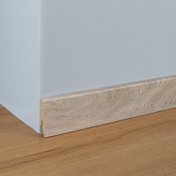 PROVISTON Modern sockel 18 x 58 x 2400 mm Medium (MDF) belagd ekdekor