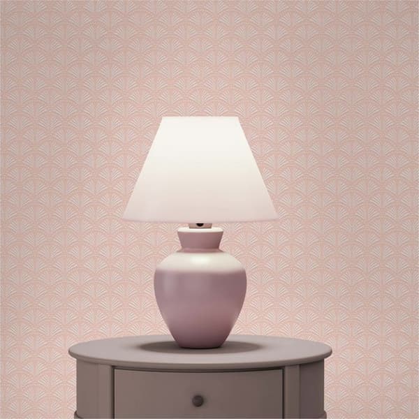 Tapet M1-No.656 Rosa Vit Geometrisk Design Tapet