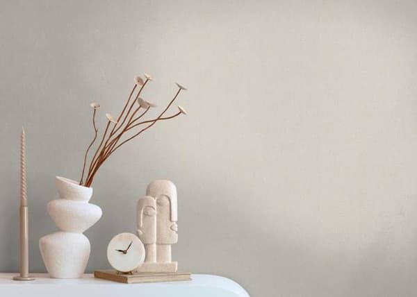 Non-woven tapet - beige - Plain / plain - Pure Elegance - A.S. Creation
