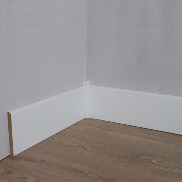 PROVISTON rund MDF-list vit 10 x 100mm
