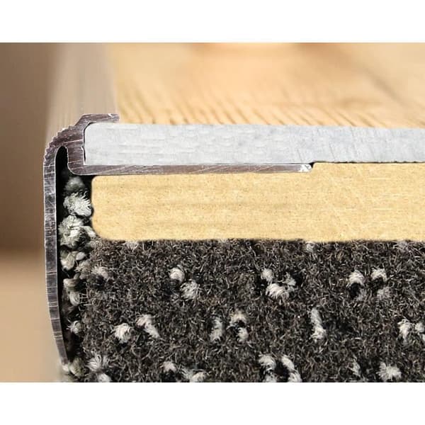 PROVISTON Alu stoppprofil 29 x 31 x 1000 x 5 mm Mörkbrons