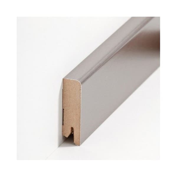 Plint MDF 16 x 58 x 2500 mm silver plint från PROVISTON