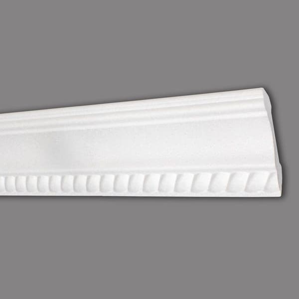 PROVISTON Moulure "No. 7" tak Polystyren 53 x 53 x 2000 mm Vit Konsoll