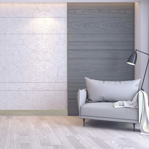 PROVISTON Modern sockel 18 x 58 x 2400 mm Medium (MDF) Belagd Oder Ekdekor