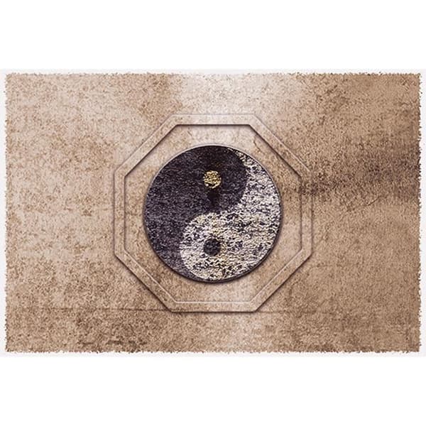 Oriental tapet M1-No.60358 Digitaltryck Brun Svart