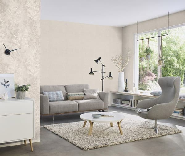 tapet i papper 285109 puts 53 x 1005 cm Rasch Selection Beige