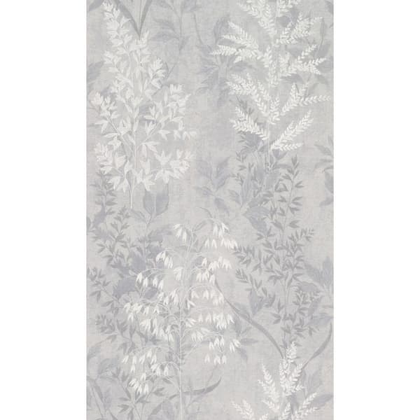 Papper tapet 285024 tapet Botanisk Dungel 53 x 1005 cm Rasch Selection Grå