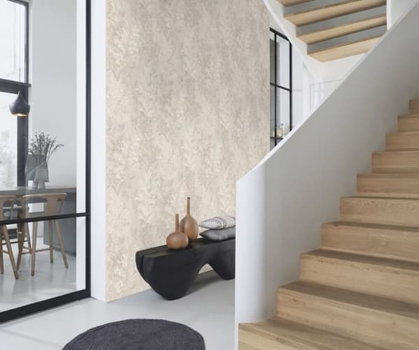 papperstapet i papper 285000 papperstapet Botanisk Djungel 53 x 1005 cm Rasch Selection Beige