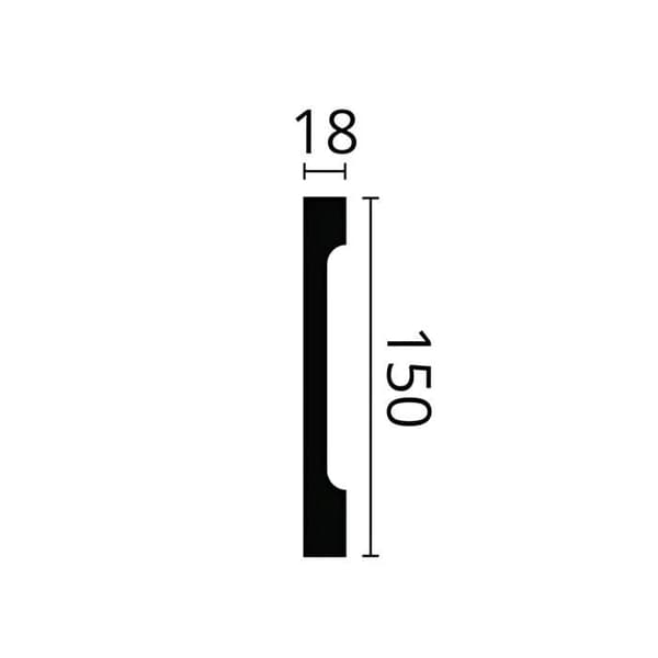 WALLSTYL - FD15S HD Polystyrene Sockel