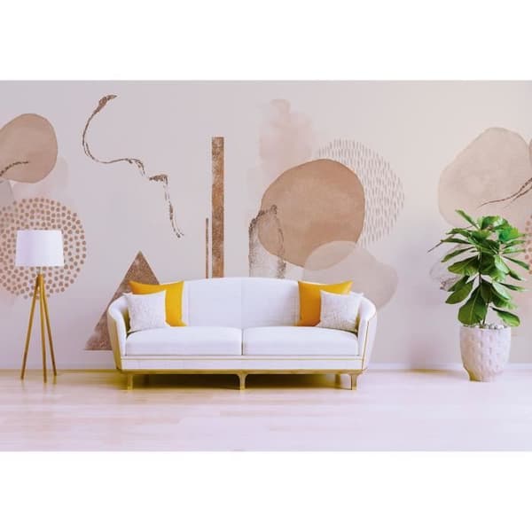 Tapet M1-No.61300 digitaltryck rosa bronze abstrakt