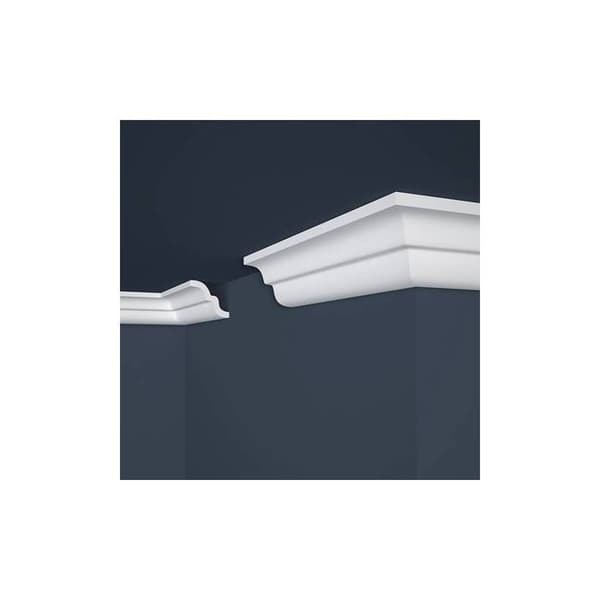 PROVISTON Stuckfot E-21 Polystyren Stuckfot i polystyren 62 x 62 x 2000 mm Vit taklist
