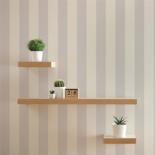 Tapet Ränder Sten M1-No.596 Grå Vit Tapet Design