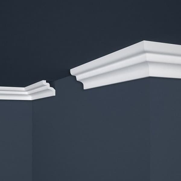 PROVISTON Taklist Polystyren 46 x 50 x 2000 mm Vit Taklist