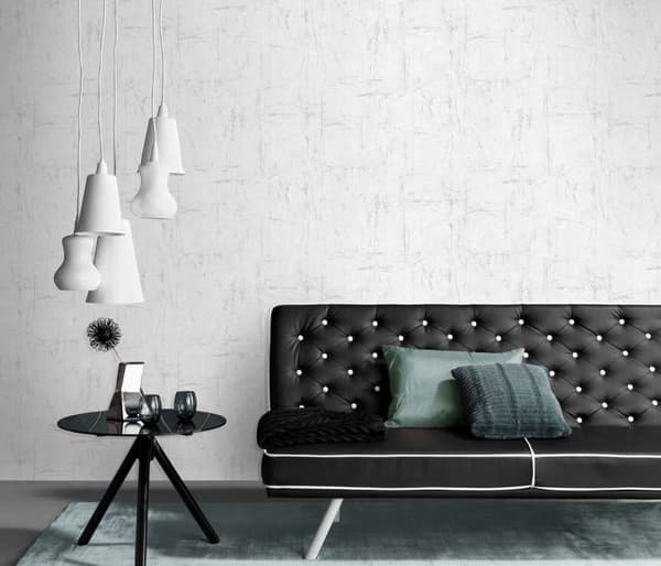 3616 - Vinyl Tapet Expanderad På Non-Woven Grå Silver - DECORAMA
