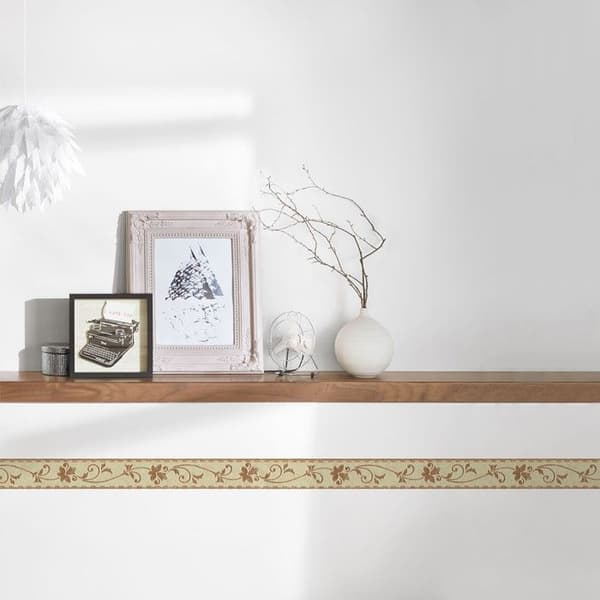 Väggkant - Endast kanter - 8 - 5,00 m x 0,05 m - Beige - Interiör