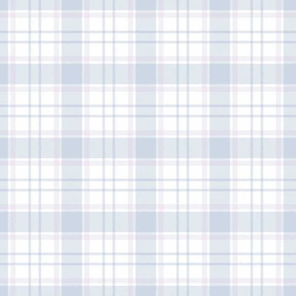 Tapet Barnrum M1-No.733 Rosa Grå Rutig Geometrisk