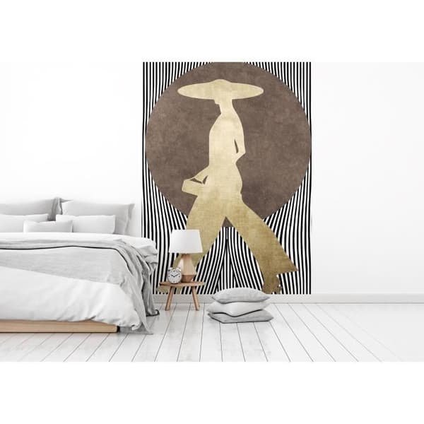 Tapet M1-No.61061 Digitaltryck Svart Vit