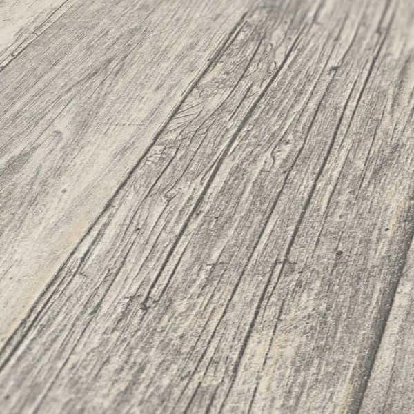Papper Tapet Trä M1-No.916 Grå Beige Hem Tapet Träimitations