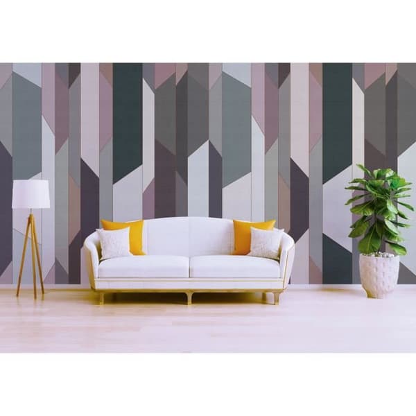 Abstrakt Tapet M1-No.60820 Digitaltryck Grön Beige Grafisk