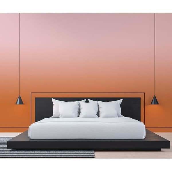 Tapet M1-No.61348 digitaltryck orange rosabstrakt