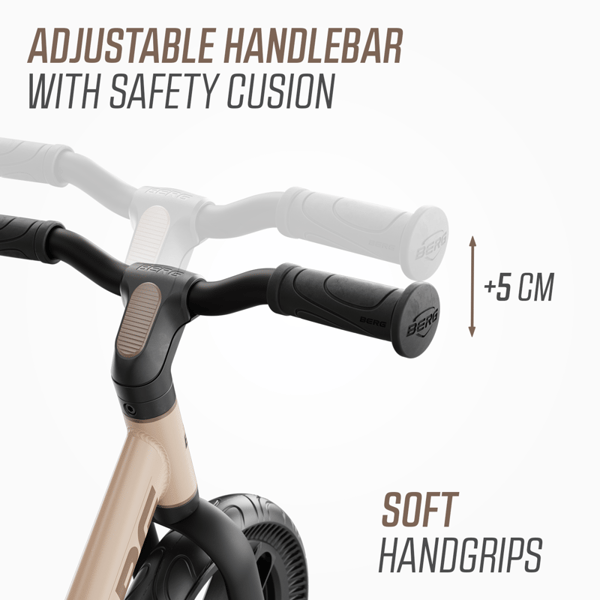 BERG Løbecykel MOOV 10 Sand Beige, 2 år og opefter