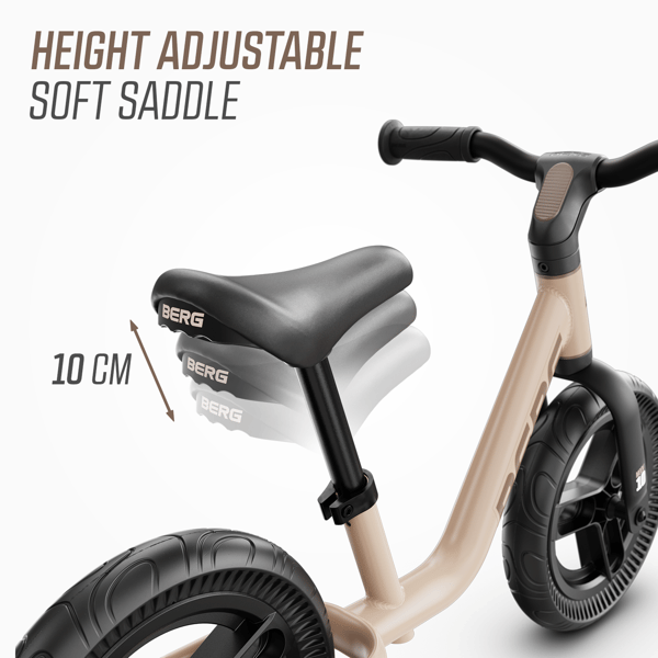 BERG Løbecykel MOOV 10 Sand Beige, 2 år og opefter