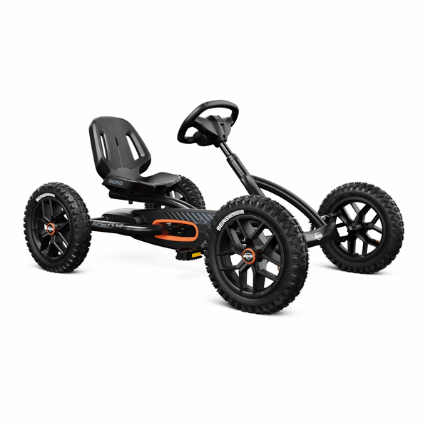 BERG Pedalvogn Buddy Cross Sort, 3 år og opefter, Gokart