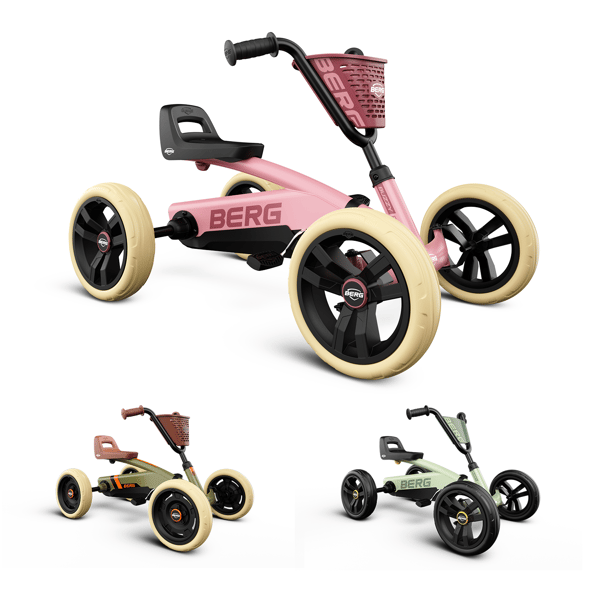 BERG Trampbil Buzzy Rosa, 2 år och uppåt